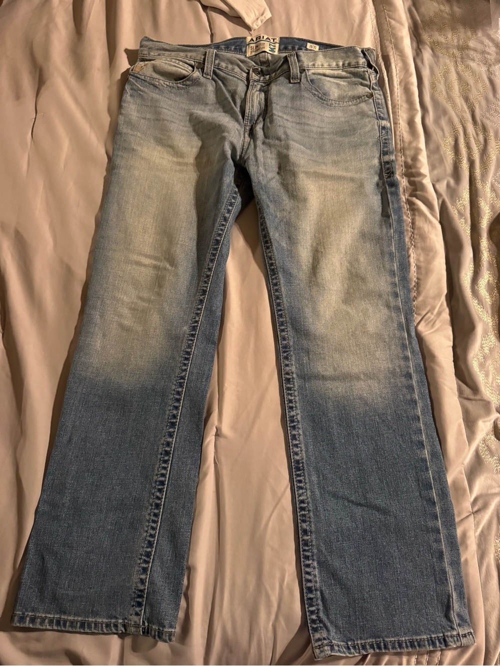 Ariat Men's Light Blue Bootcut Jeans